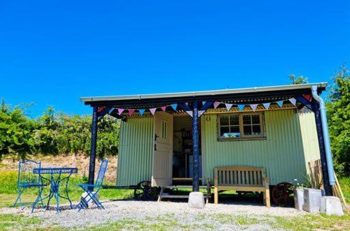Pen Bryn Shepherd Hut เฮย์-ออน-วาย ภายนอก รูปภาพ